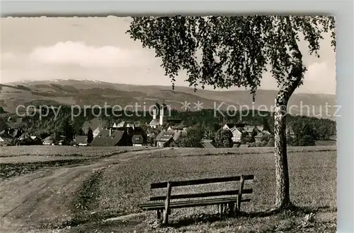 AK / Ansichtskarte St_Maergen Panorama mit Feldberg St_Maergen