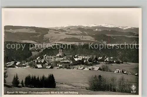 AK / Ansichtskarte St_Maergen Panorama mit Feldberg St_Maergen