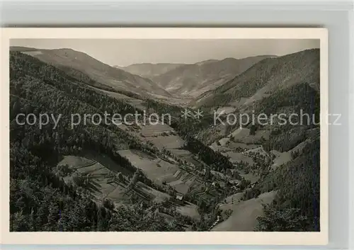 AK / Ansichtskarte St_Maergen Blick von der Schoenen Aussicht ins Wildgutachtal St_Maergen