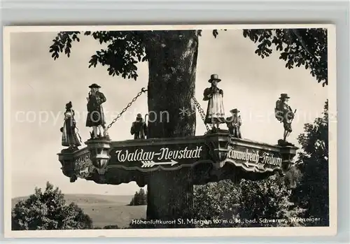 AK / Ansichtskarte St_Maergen Wegweiser St_Maergen