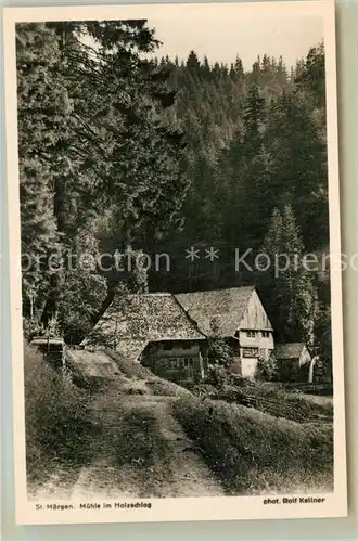 AK / Ansichtskarte St_Maergen Muehle im Holzschlag St_Maergen