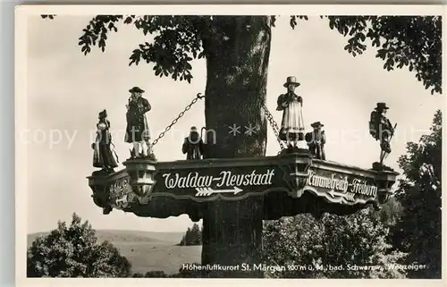 AK / Ansichtskarte St_Maergen Wegweiser St_Maergen