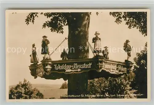 AK / Ansichtskarte St_Maergen Wegweiser St_Maergen