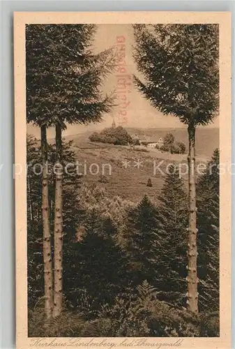 AK / Ansichtskarte St_Peter_Schwarzwald Kurhaus Lindenberg St_Peter_Schwarzwald