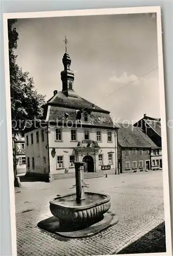 AK / Ansichtskarte Otterberg Rathaus mit Brunnen Otterberg
