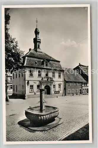 AK / Ansichtskarte Otterberg Rathaus Brunnen Otterberg