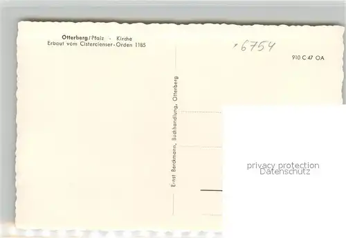AK / Ansichtskarte Otterberg Ehem Cistercienser Abtei Otterberg