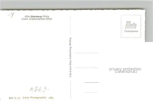 AK / Ansichtskarte Otterberg Ehem Cistercienser Abtei Otterberg
