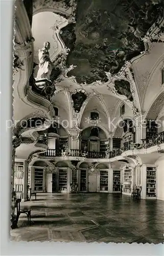 AK / Ansichtskarte St_Peter_Schwarzwald Kloster Bibliothek im Priesterseminar St_Peter_Schwarzwald