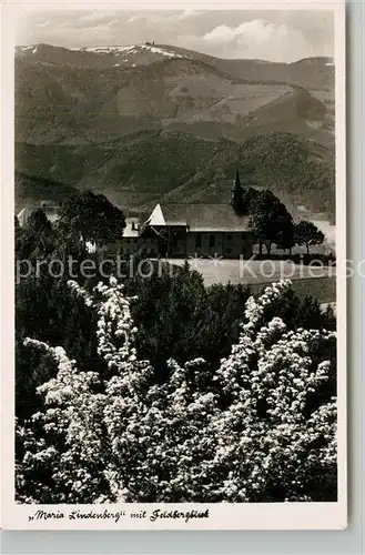 AK / Ansichtskarte St_Peter_Schwarzwald Haus Lindenberg Kurhaus und Wallfahrtskirche St_Peter_Schwarzwald