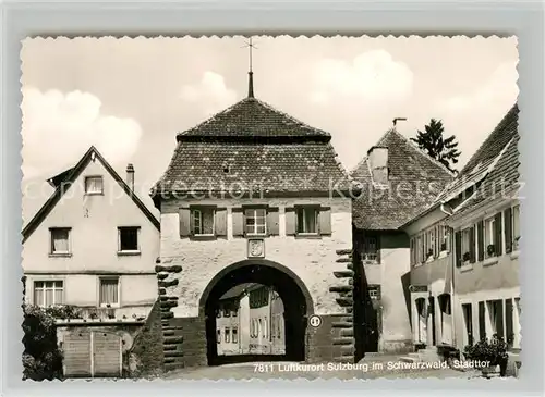 AK / Ansichtskarte Sulzburg_Freiburg Altes Stadttor Sulzburg Freiburg
