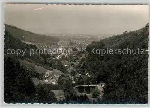 AK / Ansichtskarte Sulzburg_Freiburg Panorama Freibad Sulzburg Freiburg