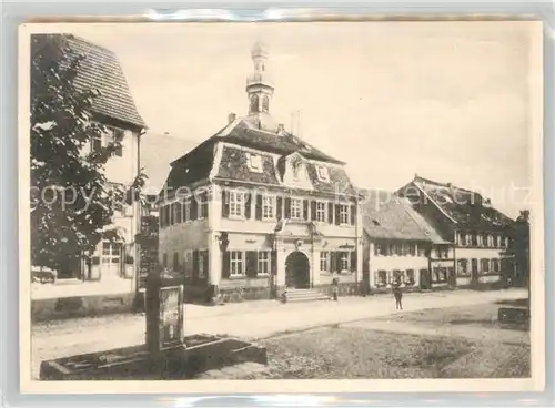 AK / Ansichtskarte Otterberg Rathaus Brunnen Otterberg