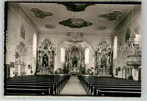 AK / Ansichtskarte St_Maergen Wallfahrtskirche Inneres St_Maergen