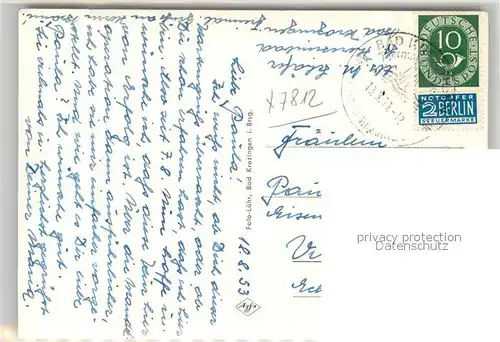 AK / Ansichtskarte Bad_Krozingen Thermalbad und Theresienbad Bad_Krozingen