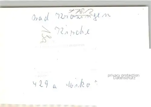 AK / Ansichtskarte Bad_Krozingen Kirche Bad_Krozingen