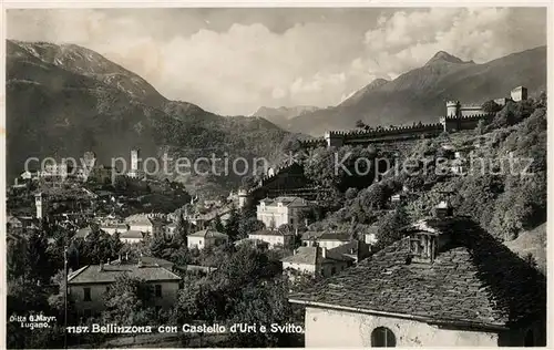 AK / Ansichtskarte Bellinzona Con Castello d`Uri e Svitto Bellinzona