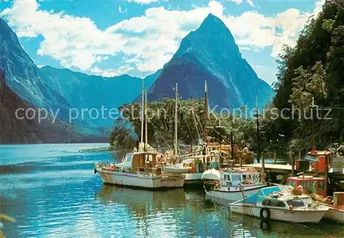 AK / Ansichtskarte Neuseeland Milford Habour Hafen Neuseeland