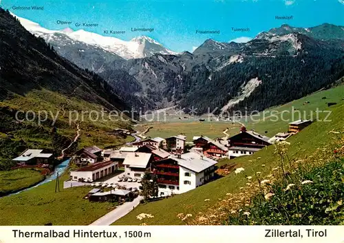 AK / Ansichtskarte Hintertux_Zillertal Panorama  Hintertux_Zillertal