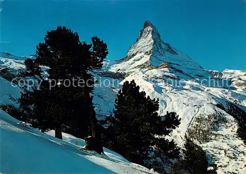 AK / Ansichtskarte Zermatt_VS Riffelalp Bergarven Matterhorn Zermatt_VS