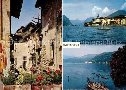 AK / Ansichtskarte Brusino_Arsizio Altstadt  Brusino Arsizio