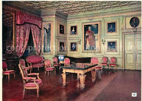 AK / Ansichtskarte Warwick_Castle The Green Drawing Room Warwick_Castle