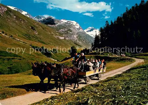 AK / Ansichtskarte Fextal Pferde Ausflug Omnibus Fextal