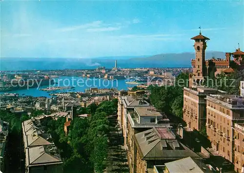 AK / Ansichtskarte Genova_Genua_Liguria Castello Bruzzo Panorama Genova_Genua_Liguria