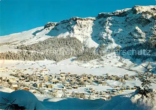 AK / Ansichtskarte Flims_Dorf Flimserstein Winter Flims_Dorf