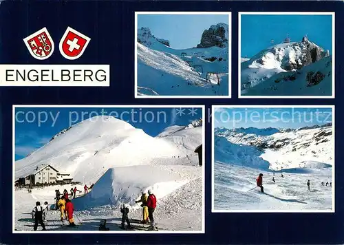 AK / Ansichtskarte Engelberg_OW Winterlandschaften Engelberg OW