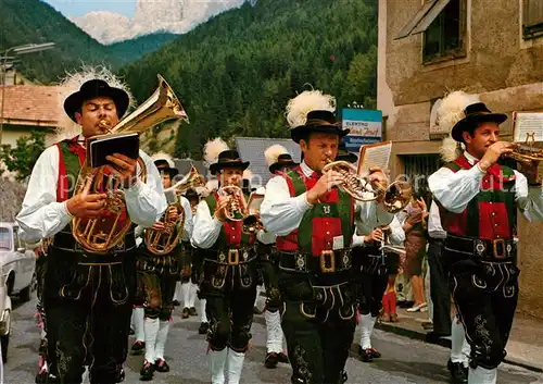 AK / Ansichtskarte Tiers_Dolomiten Trachtenkapelle Tiers Dolomiten