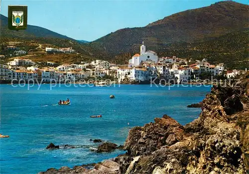 AK / Ansichtskarte Cadaques Panorama KIrche Cadaques