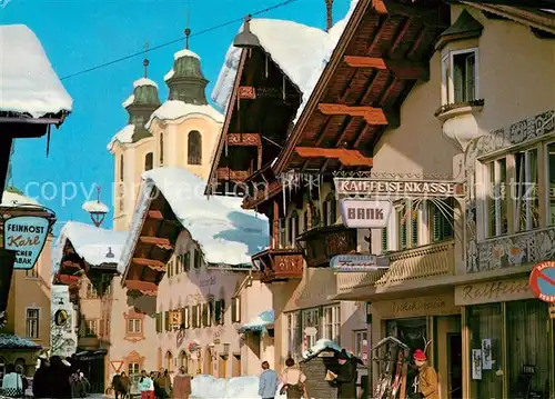 AK / Ansichtskarte Johann_Tirol_St Speckbacherstrasse Winter Johann_Tirol_St