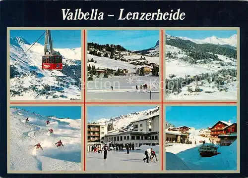 AK / Ansichtskarte Valbella_Lenzerheide Winterlandschaften Valbella_Lenzerheide