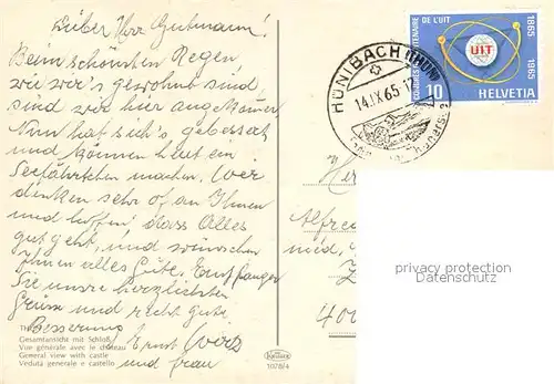 AK / Ansichtskarte Thun_BE Schloss Thun_BE