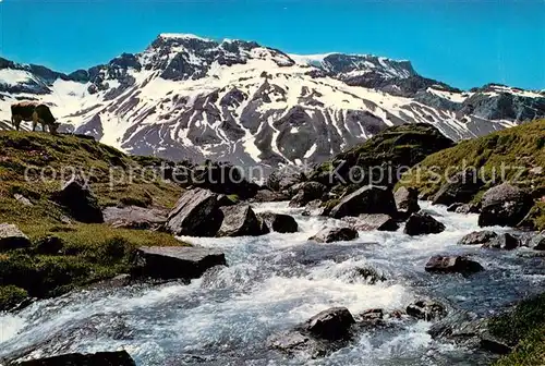 AK / Ansichtskarte Adelboden Engstligenalp Bach Wildstrubel Adelboden