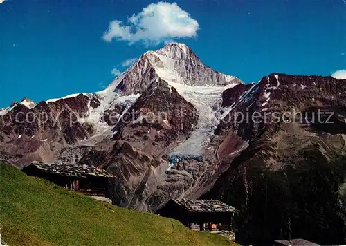 AK / Ansichtskarte Loetschental Alphuetten Bietschhorn Loetschental