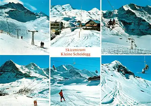 AK / Ansichtskarte Kleine_Scheidegg_Interlaken Skizentrum  Kleine_Scheidegg