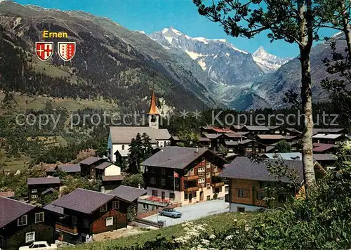 AK / Ansichtskarte Ernen Wannenhorn Finsteraarhorn Ernen