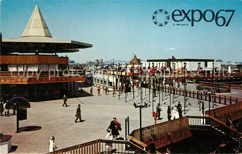 AK / Ansichtskarte Exposition_Universelle_Internationale_Montreal_1967 Place d Accueil  Exposition_Universelle