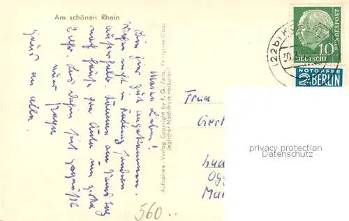 AK / Ansichtskarte Foto_Zeitz_F.G._Nr. 2285 Koblenz Deutsches Eck  Foto_Zeitz_F.G._Nr.