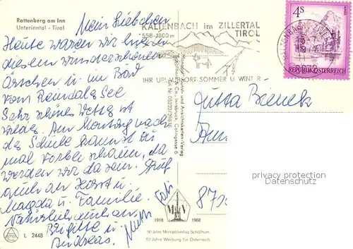 AK / Ansichtskarte Rattenberg_Inn Haeuserpartien in der Innenstadt Rattenberg Inn