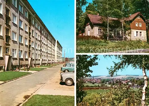 AK / Ansichtskarte Neustadt_Saale Bruna Dietze Ring Jagdbaude Hohwaldschaenke Panorama Neustadt_Saale