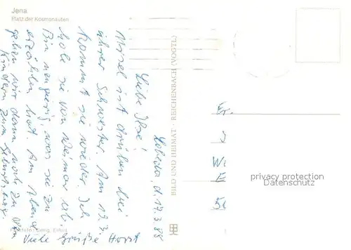 AK / Ansichtskarte Jena_Thueringen Platz der Kosmonauten Jena Thueringen