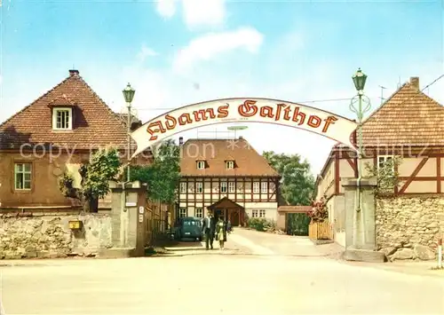 AK / Ansichtskarte Moritzburg_Sachsen Adams Gasthof Historische Gaststaette Moritzburg Sachsen