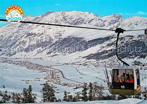 AK / Ansichtskarte Livigno Telecabina Carosello Wintersportplatz Alpen Livigno