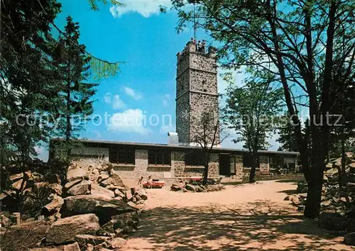 AK / Ansichtskarte Fichtelberg_Oberwiesenthal Berggaststaette Asenturm Fichtelberg