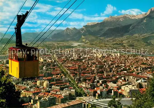AK / Ansichtskarte Grenoble Vue generale prise de la station superieure du telepherique Grenoble