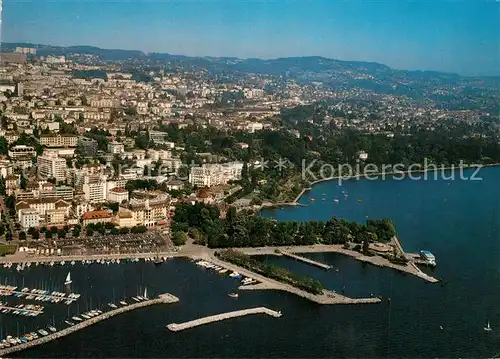 AK / Ansichtskarte Lausanne_Ouchy Vue aerienne Lausanne Ouchy