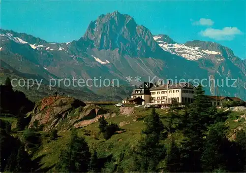 AK / Ansichtskarte Maloja_GR Hotel Maloja Kulm mit Piz Lagrev Maloja_GR